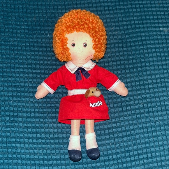 Little Orphan Annie Doll with Sandy Dog Pocket Knickerbocker 9" 1977 Vintage - Picture 2 of 7